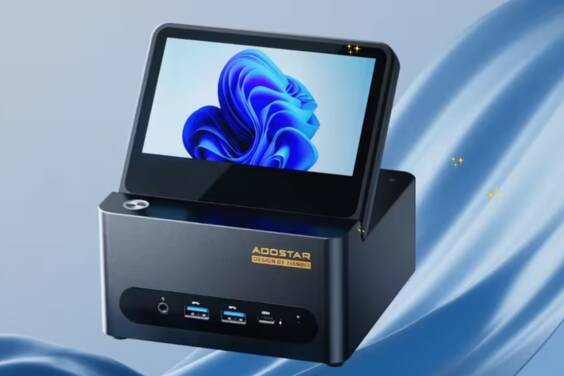 Компактный мини-ПК с экраном на борту: вышла базовая версия Aoostar G-Flip за 340 долларов