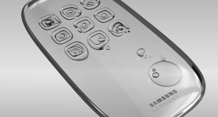 Телефон Samsung скрестили с водой