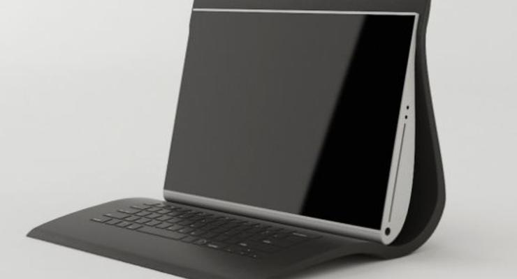 Гибкий ноутбук превращается в планшет