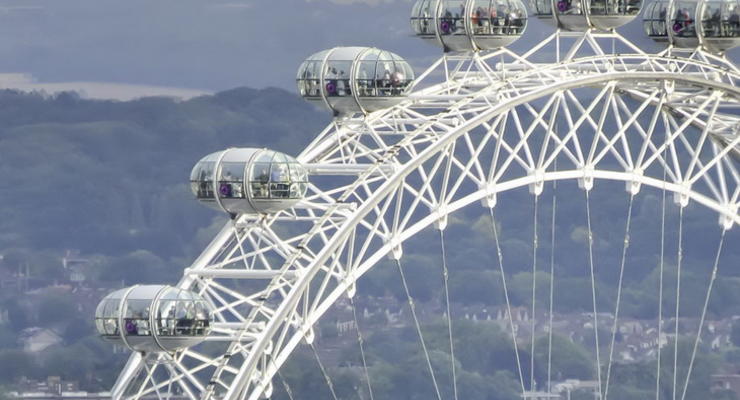 Гигантскую панораму Лондона можно рассмотреть во всех подробностях