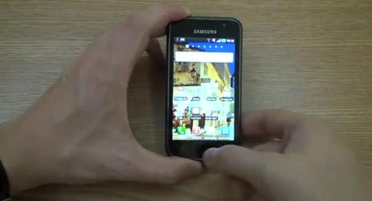 Видеообзор смартфона Samsung Galaxy S
