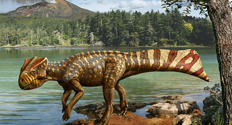 В Корее нашли рогатого динозавра ростом с человека