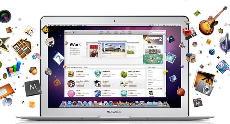 Через Mac App Store за первый день загружено более миллиона программ