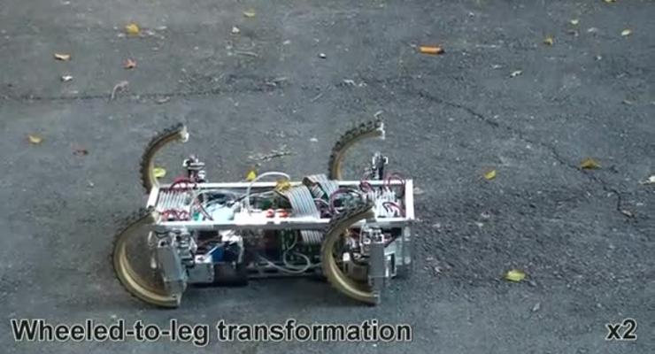 Робот-трансформер на колесиках