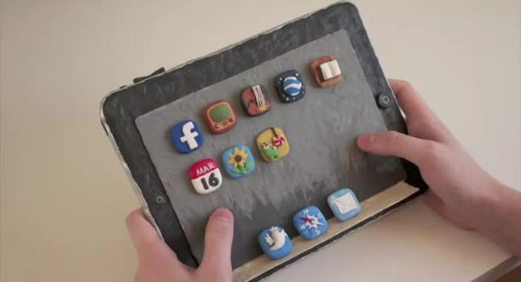 Пластилиновый iPad (ВИДЕО)