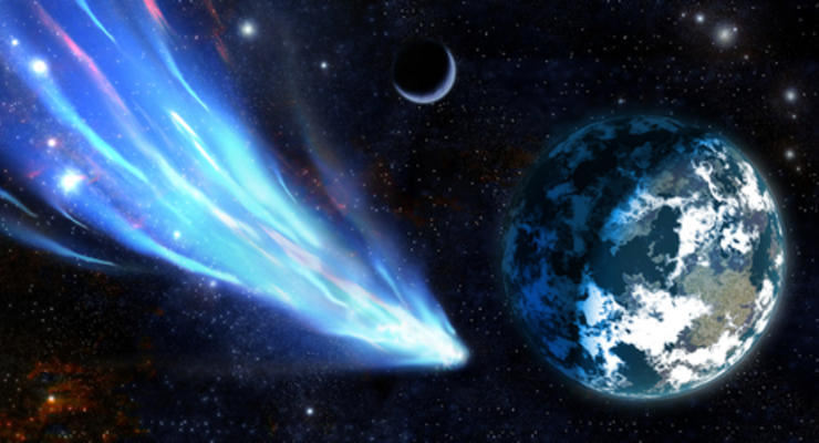 Летящая к Земле комета «плюется» синильной кислотой