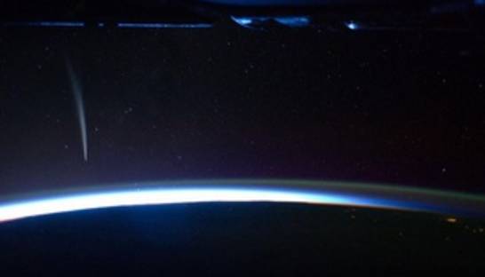 Астронавт NASA сумел заснять Солнцегрызущую комету