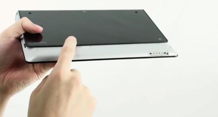 Необычный, но не впечатляющий: Обзор планшета Sony Tablet S (ВИДЕО)