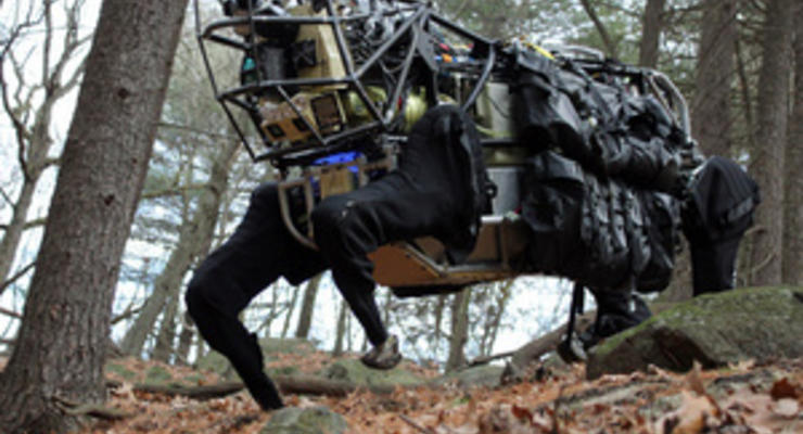 Вьючный мул: Пентагон протестировал четырехногого робота
