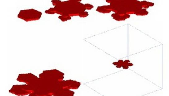 Ученые научились выращивать неправильные снежинки