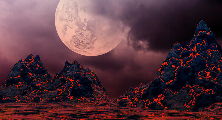 Вулканы на Луне могут ожить и выпустить лаву