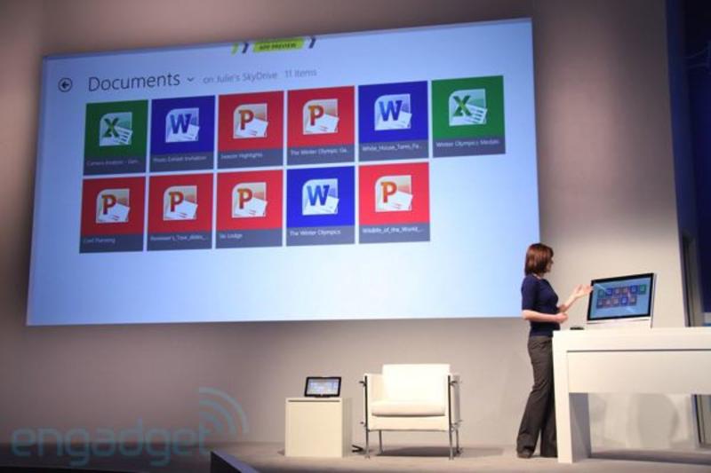 В Барселоне прошла презентация Windows 8
