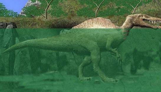 Британский ученый: динозавры прятали хвосты в воде