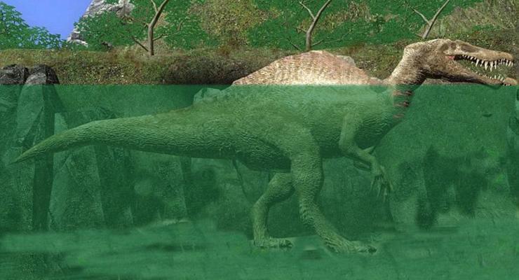 Британский ученый: динозавры прятали хвосты в воде
