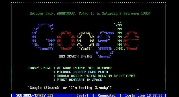 Назад в будущее: Google и Twitter в стиле 80-х