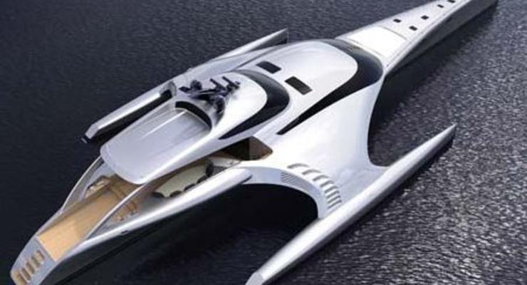 Китайцы построили уникальную яхту-звездолет