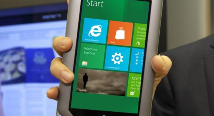 Планшеты на Windows 8 появятся в продаже в ноябре