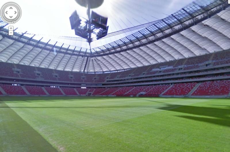 Google разрешил прогуляться по стадионам Евро-2012