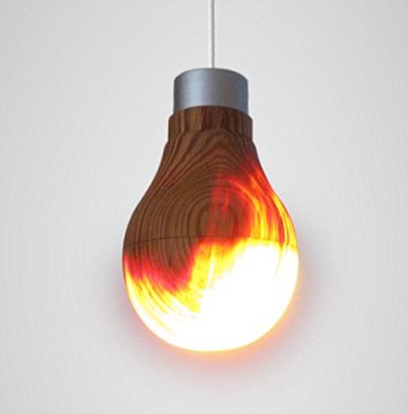 Гаджет дня: деревянная лампочка из Японии / dailymail.co.uk