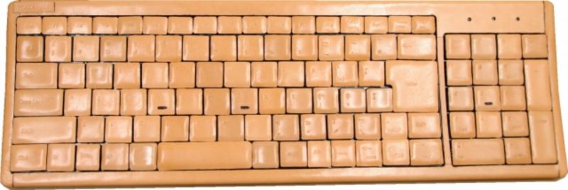 Гаджет дня: клавиатура из кожи / wazakura-kobo.com