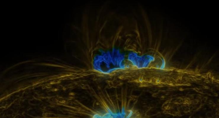 Невероятное видео Солнца в ультрафиолетовом спектре