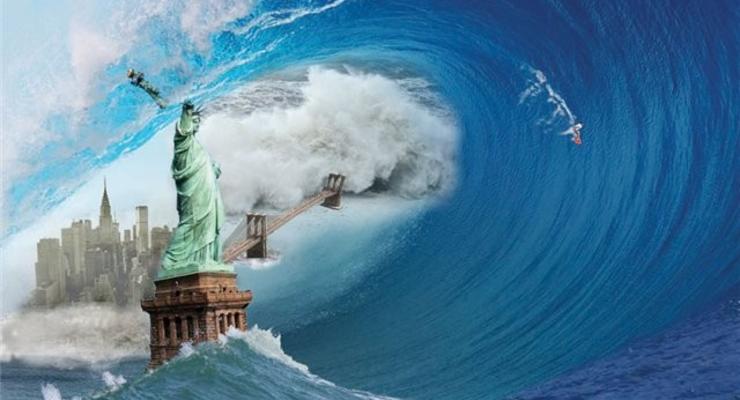 Спасите наши суши: Супер-цунами смоют Англию и часть Америки