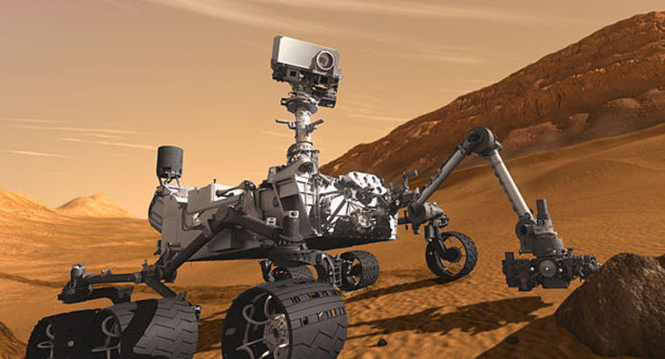 Марсоход Curiosity сделал первый снимок Красной планеты в 3D