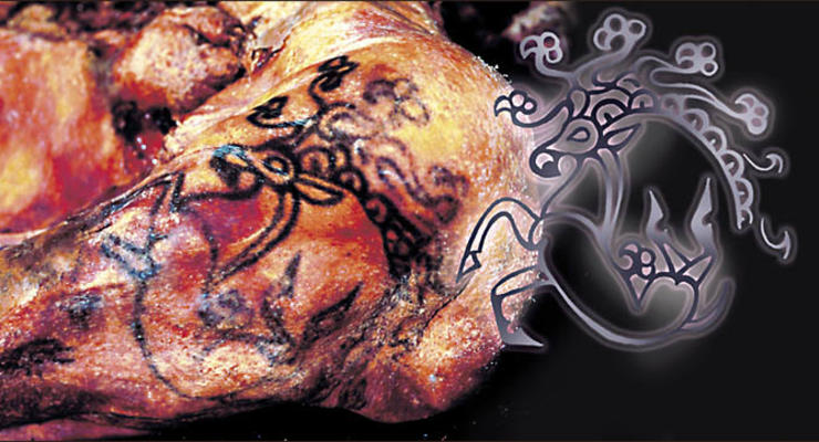 Показаны удивительные татуировки, сделанные 2500 лет назад (ФОТО)