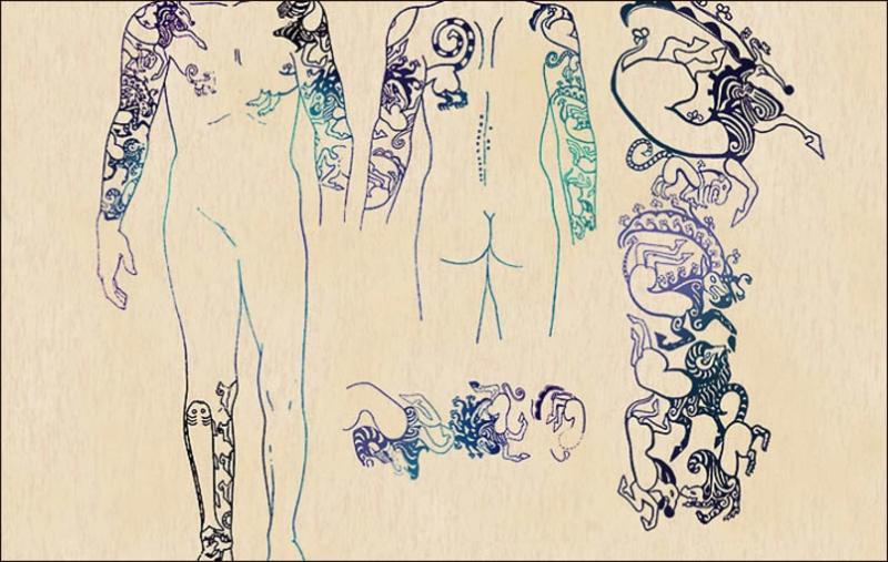 Показаны удивительные татуировки, сделанные 2500 лет назад (ФОТО) / siberiantimes.ru