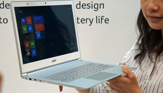 Пальцем деланый: Асer сделает дорогой ноутбук на сенсоре (ФОТО, ВИДЕО)