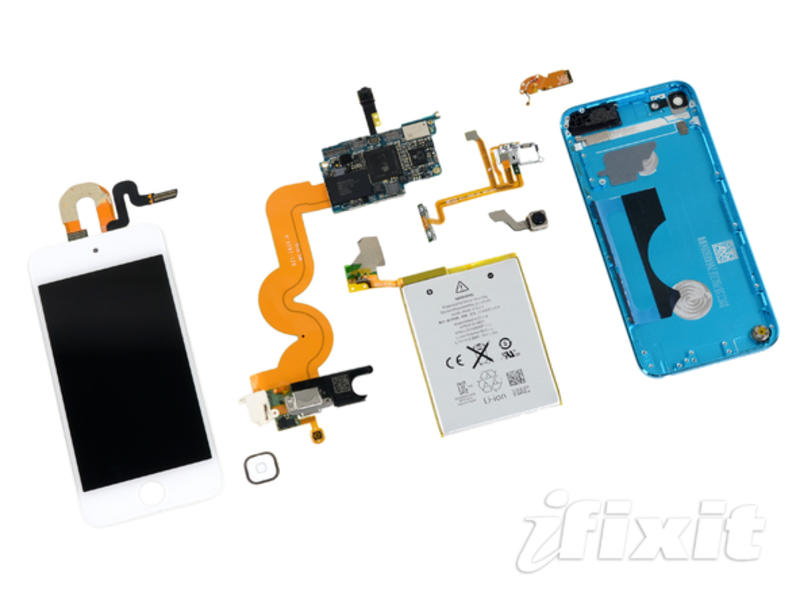 Экcперты: iPod touch пятого поколения почти не пригоден к ремонту / ifixit.com