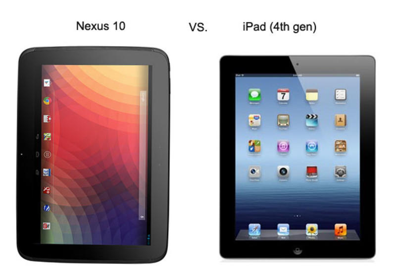 Битва планшетов: Nexus 10 против iPad 4 (ФОТО, ВИДЕО) / technostarry.com