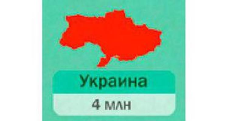 Одна из популярнейших русскоязычных соцсетей в своем отчете "вырезала" Крым с карты Украины