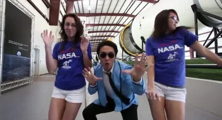 Видео дня: Астронавты NASA станцевали Gangnam style