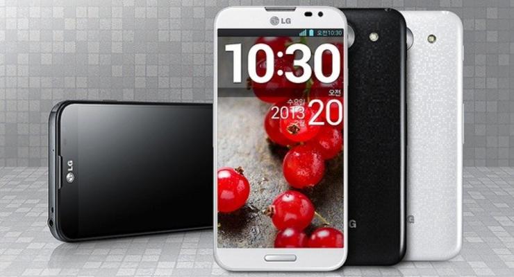 Разрывной титан: LG показала свой гигантский смартфон Optimus G Pro