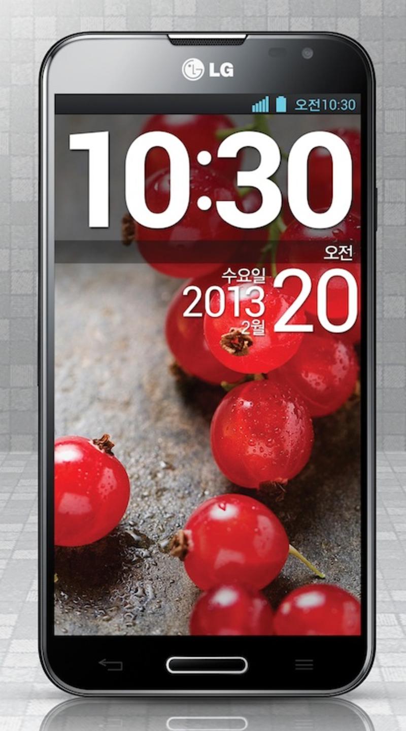 Разрывной титан: LG показала свой гигантский смартфон Optimus G Pro / engadget.com