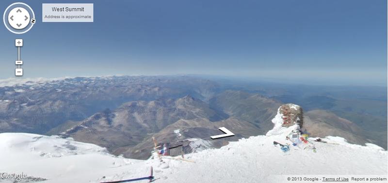 Google добавил просмотр панорам с высочайших вершин мира (ФОТО) / maps.google.com