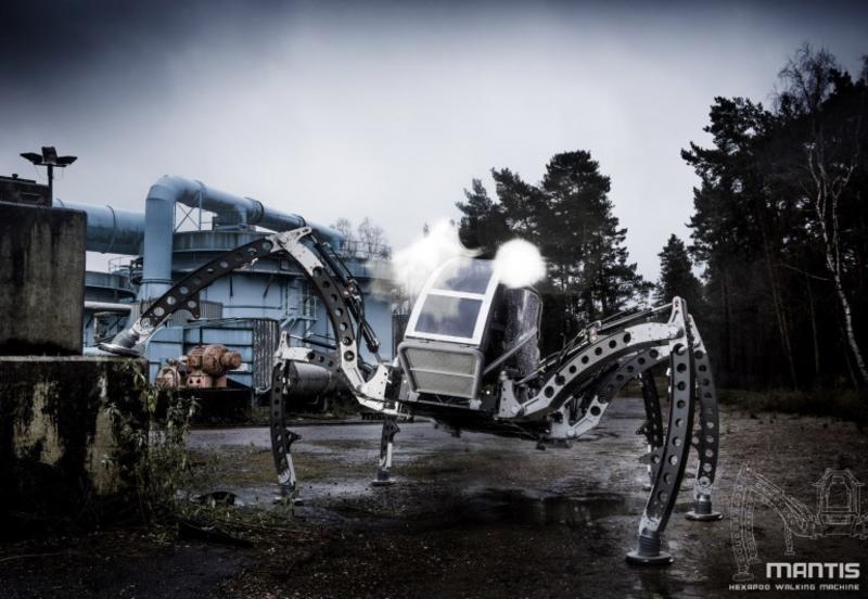 Видео дня: Шестиногий шагающий робот весом две тонны