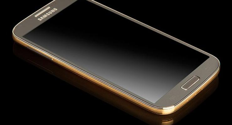 Samsung Galaxy S4 украсили золотом и платиной (ФОТО)