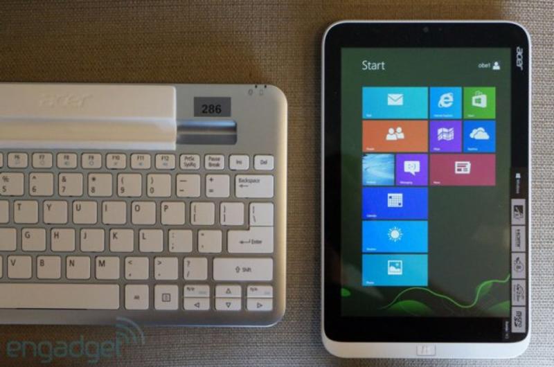 Показан первый в мире минипланшет на Windows 8 (ФОТО) / engadget.com