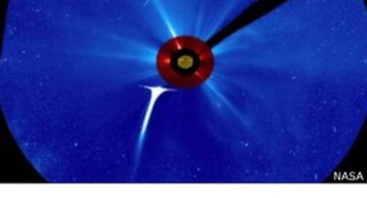 Комета Лавджоя раскрывает тайны Солнца - Би-би-си