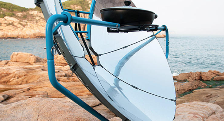 Экологический шашлык готовят на солнечных панелях (ФОТО, ВИДЕО)