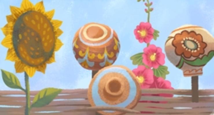 Google поздравил украинцев с Днем Независимости новым логотипом