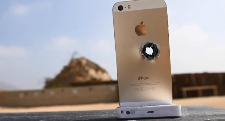 Пулепробиваемый смартфон: iPhone 5S расстреляли из винтовки (ВИДЕО)