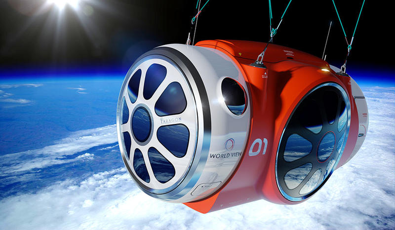 Улетаем в небеса: В космос можно отправиться на воздушном шаре / worldviewexperience.com