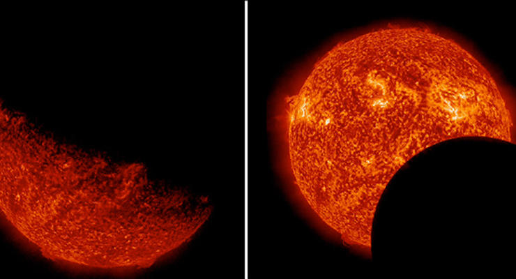 Гибридное солнечное затмение: человечество наблюдает редкое явление (ФОТО, ВИДЕО)