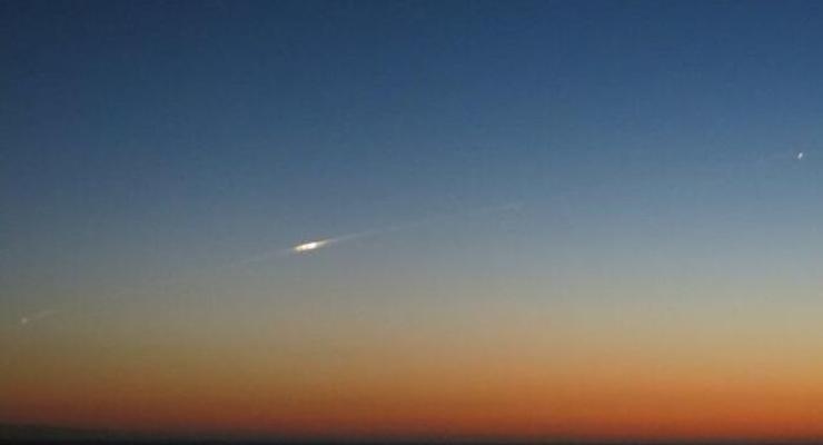 ESA подтверждает, что на снимках с Фолклендов запечатлен сгорающий в атмосфере GOCE