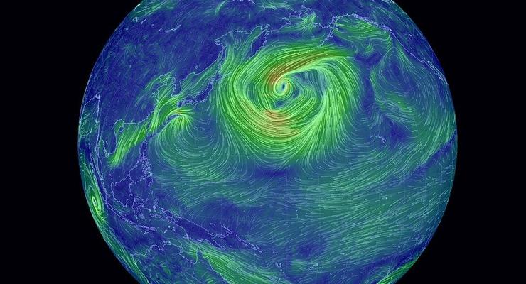 Планета ветров: Невероятная интерактивная карта воздушных потоков на Земле