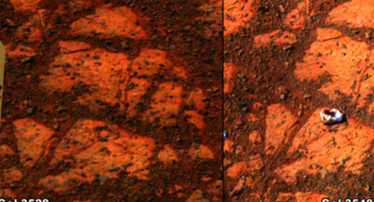 Марсианский "блуждающий камень" признан необъяснимым феноменом