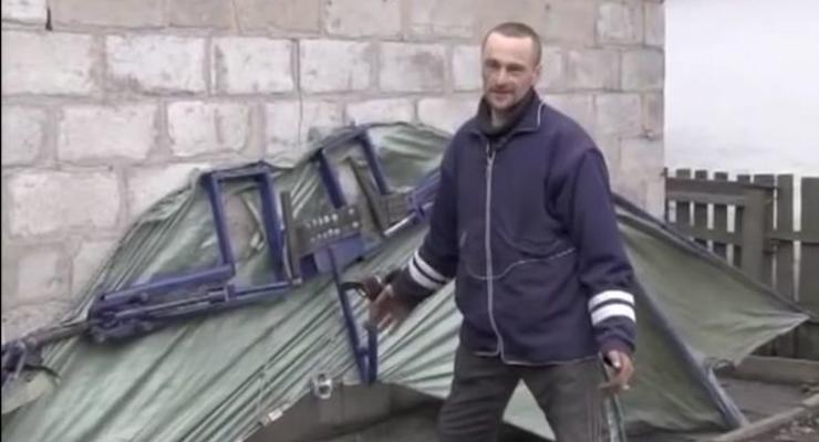 Бэтмен из Донецка: Водитель изобрел крылья на зависть Леонардо да Винчи